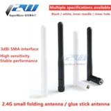 Draadloze router Free shipping! 1pcs 2.4GHz 3dBi Omni WIFI antenna with RP SMA male/female plug for wireless wholesale price wi-fi