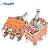 Switch E-TEN1321 6 PIN ON-ON Toggle 2 Positions Pins Power Switches 15A 250V AC 31*19.8MM