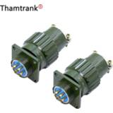 👉 F-connector 1pc Y2M series U.S. military connector mil-spec 2 3 4 5 7 10 14 16 PIN connectors plug socket
