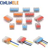👉 F-connector (30&50 Pieces) 32A Wire Connectors Lever Nuts-3 compact Splicing Quick Cable Connector Light Terminals Disconnect