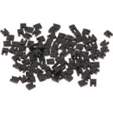 Hard disk drive 100pcs Pin Header Jumper blocks Connector 2.54 mm for 3 1/2 CD/DVD Motherboard and/or Expansion Card
