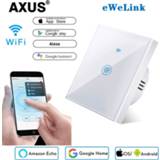 👉 Switch AXUS Luxury Wall Touch EU Standard 1 Gang Way Ewelink Smart Support Alexa Google Home Assistant IFTTT For Android 220V