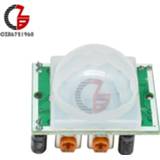 👉 Switch 2Pcs SR501 PIR Motion Sensor 5V 12V Pyroelectric Infrared IR Body Photosensitive Detect Control LED Light On Off