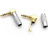 Audio adapter 1pcs 3.5mm Stereo Male Plug Angled soldering