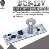 Switch DC 12V Capacitive Touch Sensor Coil Spring LED Dimmer Control 9-24V 30W 3A for Smart Home Light Strip