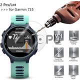 👉 Screenprotector 2 Pcs/Lot 9H Tempered Glass For Garmin Forerunner 735XT Screen Protector 735 XT SmartWatch