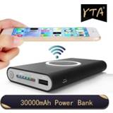 👉 Powerbank Qi Wireless Charger 30000mAh Power Bank For IPhone X 8 Plus Samsung Note Fast Portable Mobile Phone