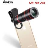 👉 Lens Aokin Mobile Phone Universal Clip 18X 20X Zoom Cellphone Telescope Telephoto Smartphone Camera For iPhone Xiaomi