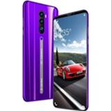 👉 Smartphone purper Rino3 Pro Water Drop Screen Mobile Phone Cool Shape Fashion 5.8 Inch Android Purple Solid Color