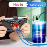 👉 Radiator LLANO Universal Refrigeration + Water-cooled Semiconductor Mobile Phone Gaming Cooler Holder Heat Sink