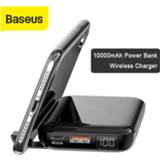 👉 Powerbank Baseus 10000mAh Power Bank 10W Qi Wireless Charger 18W Cable Wired Fast Charging PD QC3.0 Portable For iPhone
