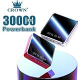 👉 Powerbank 20000mAh Power Bank Protable Outdoor Travel Charger LCD Digital Display LED Lighting Phone External Battery Pack