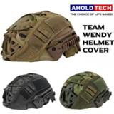 👉 Helm Mulitcam Team Wendy High Cut FAST Ballistic Bulletproof Helmet Cover Cap With Elastic Rope For Tactical Army