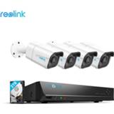 👉 Bewakingscamera Reolink Camera NVR Kit 4K 8ch 8MP security Cameras plus 2TB HDD Outdoor IP66 RLK8-800B4