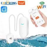👉 EARYKONG WiFi smart Tuya Water Leakage Sensor Tuya Water Alarm Compatible With Tuyasmart / Smart Life APP Easy Installation