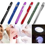 Zaklamp Portable LED Flashlight Work Light Medical First Aid Pen Torch Lamp With Pupil Gauge Measurements Doctor Nurse Diagnosis