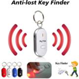 Keychain Smart Key Finder Anti-lost Whistle Sensors Tracker LED With Claps Locator