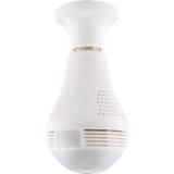 👉 Bewakingscamera AOUERTK LED Light 960P WiFi CCTV Fisheye Bulb Lamp IP Camera 360 Degree Wireless Panoramic Day and Night Home Security