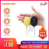 👉 Keychain vrouwen meisjes Cheap Self Defense Women Alarm 120dB Egg Shape Girl Security Protect Alert Personal Safety Scream Loud Emergency