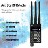 👉 Draagbare radio Three Antennas professional frequency detection device gsm GPS RF signal detector Anti Wiretapping wireless camera Detects