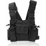 Vest nylon Tactical military chest rig Pack Holster Harness walkie talkie radio Waist army Hunting