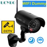 👉 Dummycamera Dummy camera cctv video surveillance cameras w/ wifi antenna infared IR LED flashing battery powered security fake