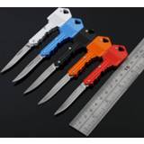 👉 Keychain steel Self-Defense Folding Knife Stainless Mini Sharp Portable Outdoor Camping Wild Survival Tactical Safety Tool