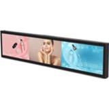 👉 Afstandsbediening 22 inch LCD shelf mount remote control digital signage stretch bar screen shelves led display