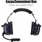 👉 Headset General Aviation RA200 Pilot Dual Plug Headphone 3.5mm Noise Reduction for Pilots audifono