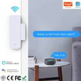 👉 Afstandsbediening Door Sensor Window Contact Open Close tuya WiFi APP Remote Control Compatible With Alexa Google Assistant