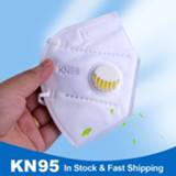 👉 Mascara large KN95 mask with valve dust-proof protective 5-layer protection face number masken