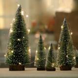 👉 Ornament wit Mini Christmas Tree 10/15/20/25/30cm White Cedar Pines Desktop Decoration Xmas Home Room Table Arbol Navidad