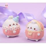 👉 Ornament Blind Box Toys MOLANG Rabbit Guess Bag Toy Anime Figures Cute Model Doll Car Desktop Ornaments Free Shipping