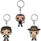 👉 Keychain vinyl Walking Dead Daryl Dixon Rick Grimes Negan Action Figures Collection Model Toys