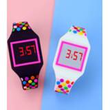 👉 Watch jelly kinderen jongens meisjes NEW LED Children Watches Kids Sport Electronic Wristwatch Color Digital Boys for Girls Clock