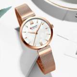 👉 Dress steel vrouwen CURREN Women's Watches Top Luxury Brand Ladies Quartz Watch Stainless Mesh Wristwatch Reloj Mujer Beautiful Clock