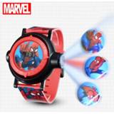 👉 Watch kinderen jongens meisjes Spiderman Kids Watches Projection Cartoon Pattern Digital Child For Boys Girls LED Display Clock Relogio MARVEL Hero Time