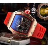 👉 Watch 6-pin Richard Luxury Quartz AAA Watches New Brand Mille Men Automatic Men's Designer wacth Water Resistant Reloj Hombre