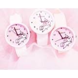👉 Watch jelly small meisjes kinderen fresh genuine waterproof girl cute female student candy color cherry blossom powder kids watches