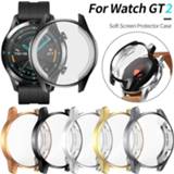 👉 Screenprotector Screen Protector Cover for Huawei Watch GT 2 46mm 42mm 2e Case GT2 Pro Soft Tpu Scratch-resistant Shell Light Bumper Accessories