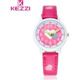 👉 Watch leather meisjes kinderen KEZZI Love Hearts child Watches Girl Printing Strap Cartoon Kids Students Quartz Wristwatch Casual Fashion Horloge