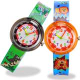 👉 Watch kinderen baby's Cartoon Pony Kids Watches Cute Lion/dinosaur Baby Learning Time Props Children and Students Quartz Relogio Infantil