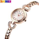 👉 Armband small vrouwen SKMEI Luxury Women Bracelet Watches Fashion Dial 3bar Waterproof Exquisite Ladies Wrist Watch Reloj Mujer Female Clock