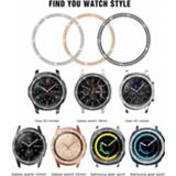 Bezel Bling For Samsung Galaxy Watch 46mm 42mm gear s3 cover Diamond Metal Ring Adhesive Anti Accessories s 3 46 mm