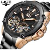 👉 Watch mannen 2020 New Army Military Mens Watches LIGE Top Brand Luxury Automatic Mechanical Clocks Sport For Man Tourbillon Wrist