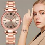👉 Watch steel vrouwen 2020 Romantic women watches Casual Quartz Stainless Band Marble Strap clock Analog Wrist lady Zegarek Damski#W