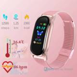 👉 Watch vrouwen Temperature Digital Women Sport Watches Electronic LED Ladies Wrist For Men Clock Fashion Bluetooth Wristwatch