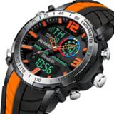 👉 Watch 2020 New Men Top Brand Luxury Fashion Dual Display Wristwatch Analog Digital Sports Waterproof Clock Relogio Masculino