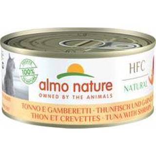 👉 Kattenvoer Almo Nature HFC Natural - Tonijn & Garnalen 25 x 150 g 8001154001174