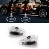 👉 Projector 2 PCS for Mercedes amg led car door light logo lights courtesy welcome lamp emblem projection benz W203